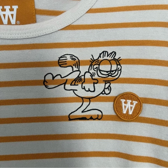 Wood Wood x Garfield Moa Long Sleeve T-Shirt - Picture 5 of 8
